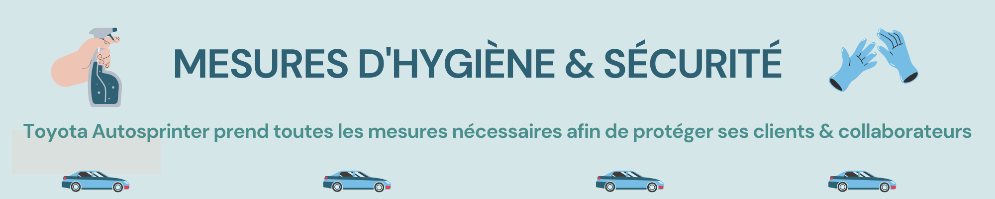 Mesures sanitaires Toyota Autosprinter